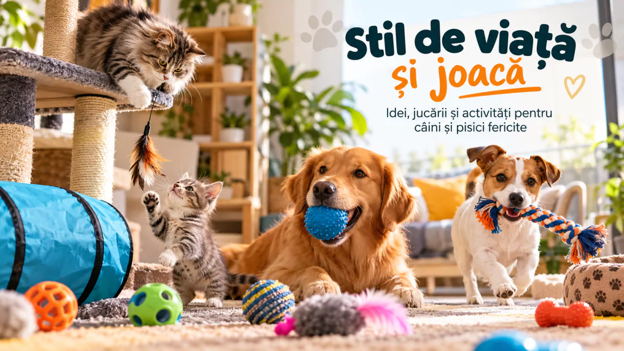 Stil de viață și joacă pentru animale: idei pentru o viață activă și fericită